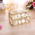 thumbnail image 4 of HEVIRGO Vintage Transparent Storage Box Candy Trinket Jewelry Holder Organizer Container, 4 of 10