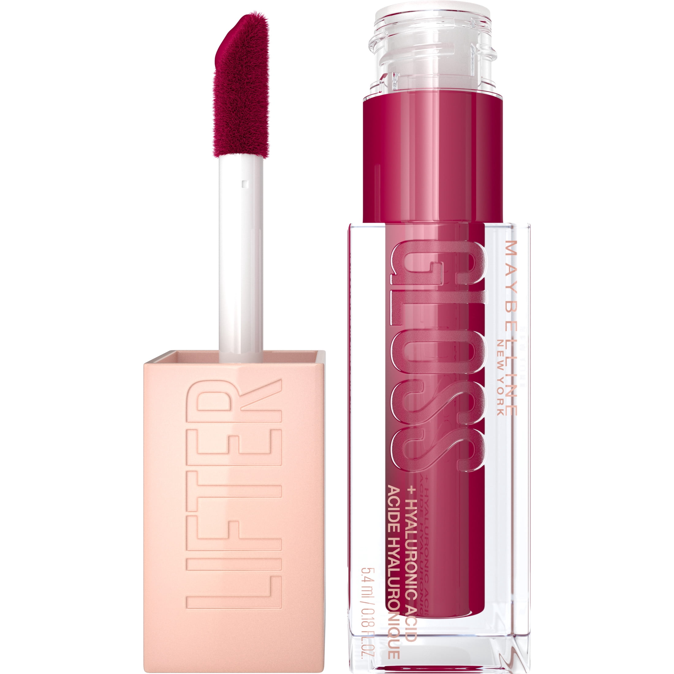 (2 pack) Maybelline Lifter Lip Glosses with Hyaluronic Acid, 025 Taffy
