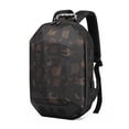 thumbnail image 3 of Mochila para hombre EVA estilizada para ordenador, para exteriores, para montar a caballo, rígida, para casco, para viajes, deportes, música, doble, 3 of 5