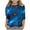 E152-Blue, variant on Girls Starry Night 3/4 Sleeve Cotton T-Shirt Galaxy Print Long Sleeve Crew Neck Top Cool Shirt for Summer Sizes 3-12