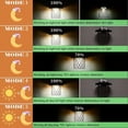 thumbnail image 6 of Solar Chandelier Outdoor Chandelier 5W Charging 4400mAh Battery 8-20 Hours Runtime 5 Modes Remote Control Waterproof Heat Cold Resistant Indoor Outdoor Use, 6 of 7