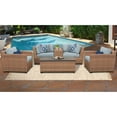 thumbnail image 3 of TK Classics Laguna Wicker 6 Piece Patio Conversation Set with Club Chair and 2 Sets of Cushion Covers, 3 of 3