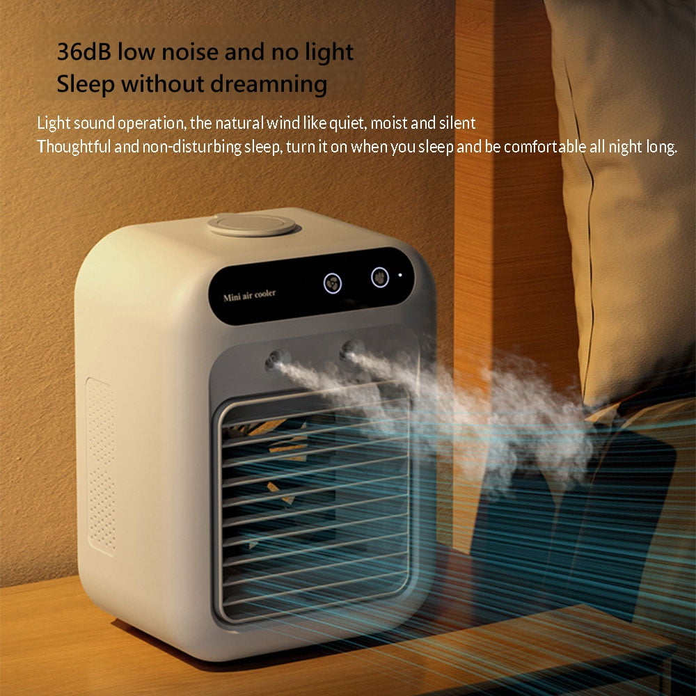 MDHAND Portable Air Conditioners, 2 Speeds Digital Display for Bedroom Office Outdoor