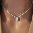 thumbnail image 1 of Hot selling high-end sparkling niche design water drop pendant necklace diamond, 1 of 2