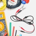 thumbnail image 4 of CRAFTHROU De Cables Con Conector Banana A Clip De Cocodrilo Para Pruebas Eléctricas Multicolor Industrial, 4 of 8