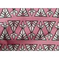 thumbnail image 4 of oneOone Cotton Poplin Fabric Floral & Triangle Block Printed Fabric 1 Yard 42 Inch Wide, 4 of 4