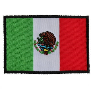 Mexico Flag Patch, Exquisite Mexico Flag Iron On Patches For Clothes 
