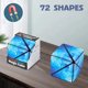 thumbnail image 3 of Muyoka Shape Shifting Box Alivio del estr茅s y la ansiedad Magic Flips Cube para adultos y ni帽os Mant茅ngase tranquilo Hand-held Magnetic Finger Flip Cube para ADD ADHD Killing Time, 3 of 7