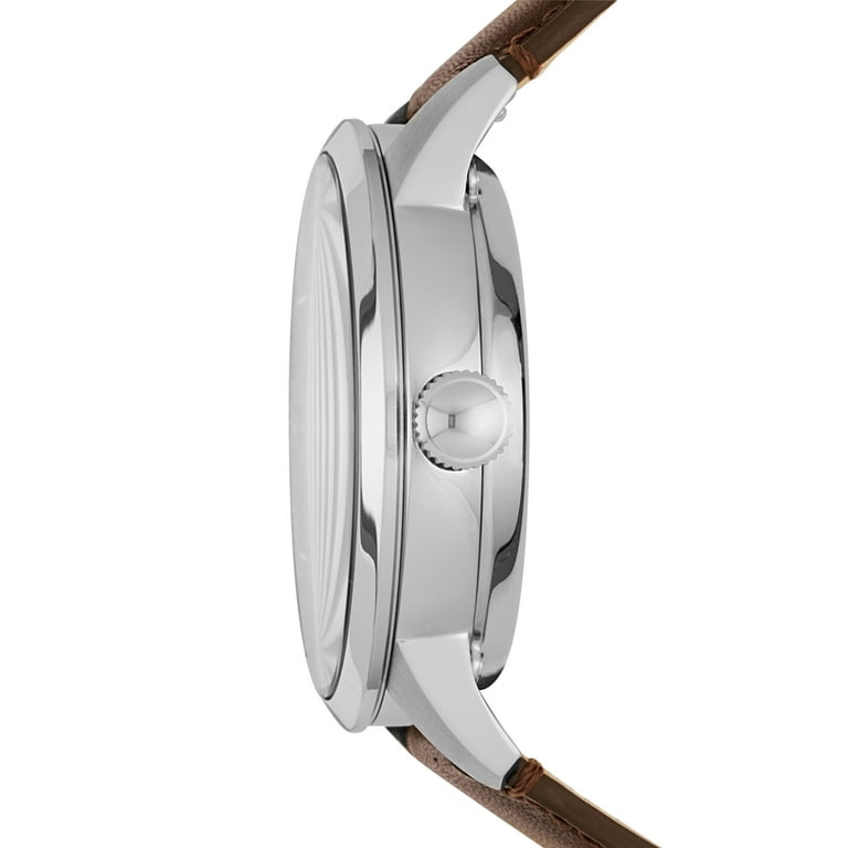 【腕時計】FOSSIL TOWNSMAN マルチファンクション レザーウォッチ Fossil Men's Townsman Mechanical Automatic Watch, Brown