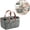 #1-Dark Grey, variant on Wine Cooler Bag 6 Bottle Wine Bag With Divider Travel Insulated Wine Carrying Case Cooler Tote Bag With Handle Great for Picnic Beach