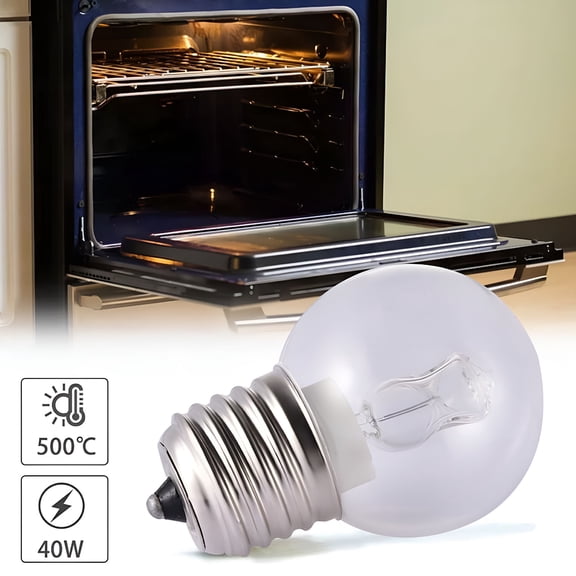 HIBIBUD 1Pc E27 40W Oven Lamp Light Bulbs 220v High Temperature Resistant 500 Degree