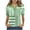 A-Green, variant on JTZGDY Women's Polo Shirts Short Sleeve V Neck Business Casual Patchwork Tunic Tops Lapel Collared Summer Golf Polos Work Summer Printed Tees Shirt