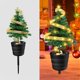thumbnail image 1 of Árbol de Navidad solar para exteriores, con energía solar, preiluminado, para decoración navideña, para exteriores, jardín y patio., 1 of 6
