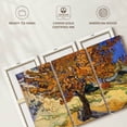 thumbnail image 6 of Elephant Stock The Mulberry Tree Wall Art - Horizontal Multi Panel Canvas - Living Room Wall Decor - Floral And Botanical Multi Panel - Blue And Orange Decor By Vincent Van Gogh - 38" x 24", 6 of 8
