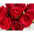 thumbnail image 4 of 10pcs Artificial Silk Roses Fake Flowers Bouquet Long Stems for Wedding Home Party Decoration(Yellow), 4 of 5