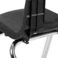 thumbnail image 6 of Pemberly Row Contemporary 14In. Student Stack Chair In Black, 6 of 12