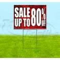 thumbnail image 1 of Sale Up To 80% Off (18" x 24") Yard Sign, Includes Metal Step Stake, 1 of 6