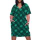 thumbnail image 2 of Diseños de jefe cuadrado: vestido de noche con bolsillo de ante azul verdoso vestidos de mujer para eventos especiales, 2 of 7