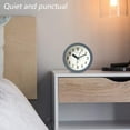 thumbnail image 3 of Reloj despertador pequeño de escritorio silencioso, reloj de dormitorio para estudiantes, reloj de noche luminoso especial MFZFUKR BST3005214-5, 3 of 6