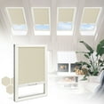thumbnail image 2 of MiLin Skylight Blinds and Cordless Cellular Shades for Roof Inclined Plane Room Windows (Light Filtering Beige, 20 1/2" W X 48" H), 2 of 9