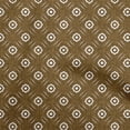 thumbnail image 1 of oneOone Cotton Silk Brown Fabric Block Dress Material Fabric Print Fabric By The Yard 42 Inch Wide-2Z, 1 of 6