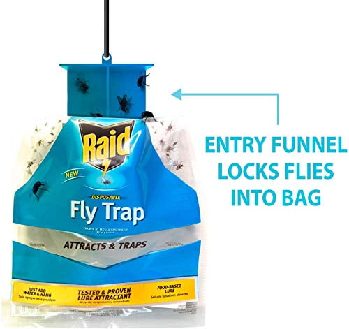 Raid Disposable Fly Trap Product Demo - YouTube