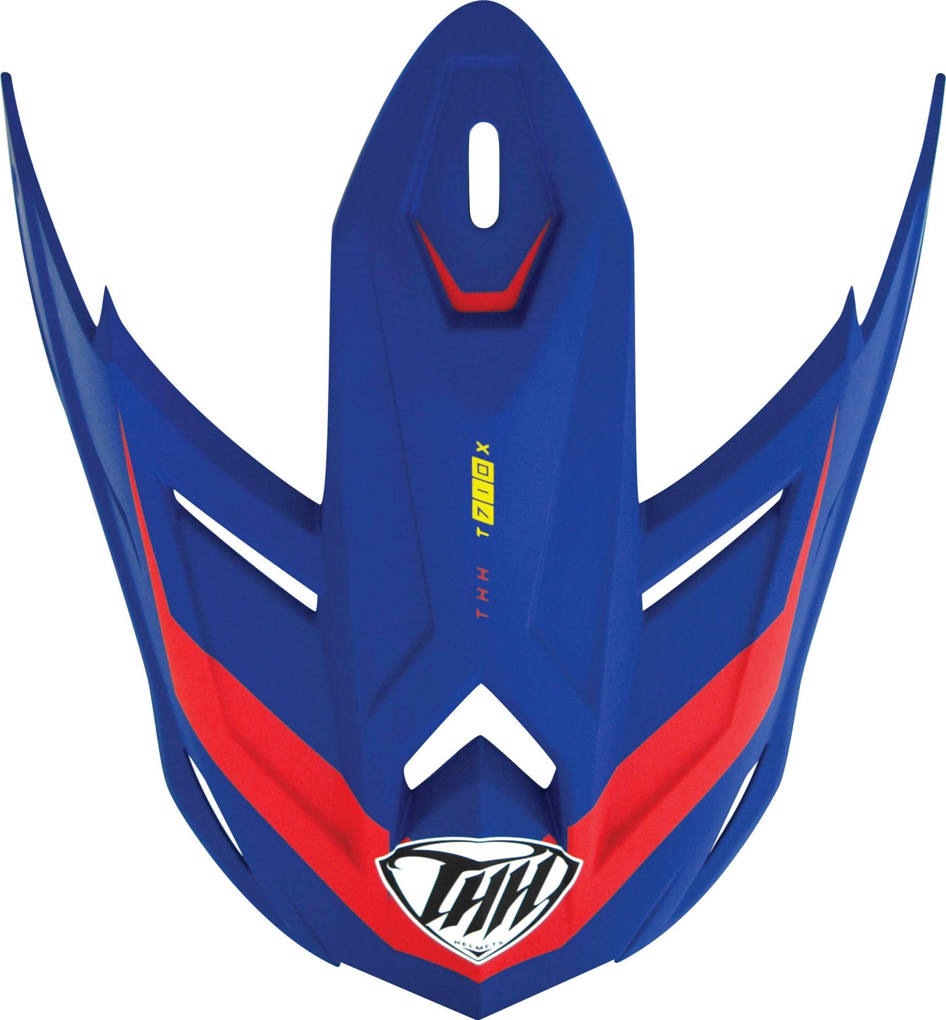 THH T710 Air Tech Youth Helmet Replacement Visor/Peak Blue/Yellow