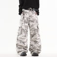 thumbnail image 2 of Mrmall Mens Camouflage Baggy Jeans Vintage Y2K Hip Hop Streetwear Loose Fit Denim Jeans, 2 of 6
