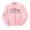 Pink, variant on Skyline Denver Colorado Sweatshirt Unisex Large White