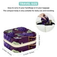 thumbnail image 5 of Thanksgiving Grapes Travel Portable Square Jewelry Box for Rings Earrings Necklaces Bracelets Girls Women Display Case Holder Organizer Stand Storage Box, 5 of 6