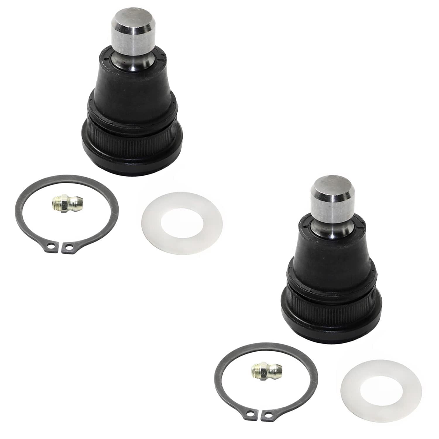 Detroit Axle - Front Inner & Outer Tie Rod Ends + Lower Ball Joints Replacement for Nissan Sentra NV200 Chevy City Express - 6pc Set