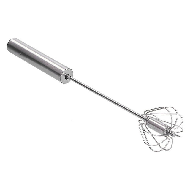 35cm Stainless Steel Egg Beater Semi Automatic Egg Beater Household Egg Mixer Kitchen Tools