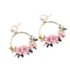 thumbnail image 5 of Pendientes de flores sweethay 1 par para novia regalo de joyería rosa, 5 of 6