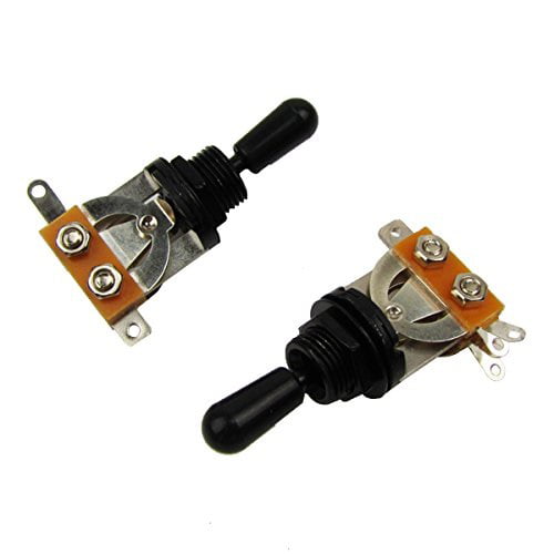 NC AYUBOUSA Metric 3 Way Short Straight Guitar Toggle Switch Pickup Selector for Epiphone Les Paul Electric Guitar Pack of 2