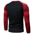 thumbnail image 2 of Luxalzxs Active Long Sleeve Tops for Men Basic Casual Pullover T Shirts Quick Dry Moisture Wicking Sun Protection Workout Compression Shirts Raglan Sleeve Muscle Bodybuilding Running Fitness Tops, 2 of 3