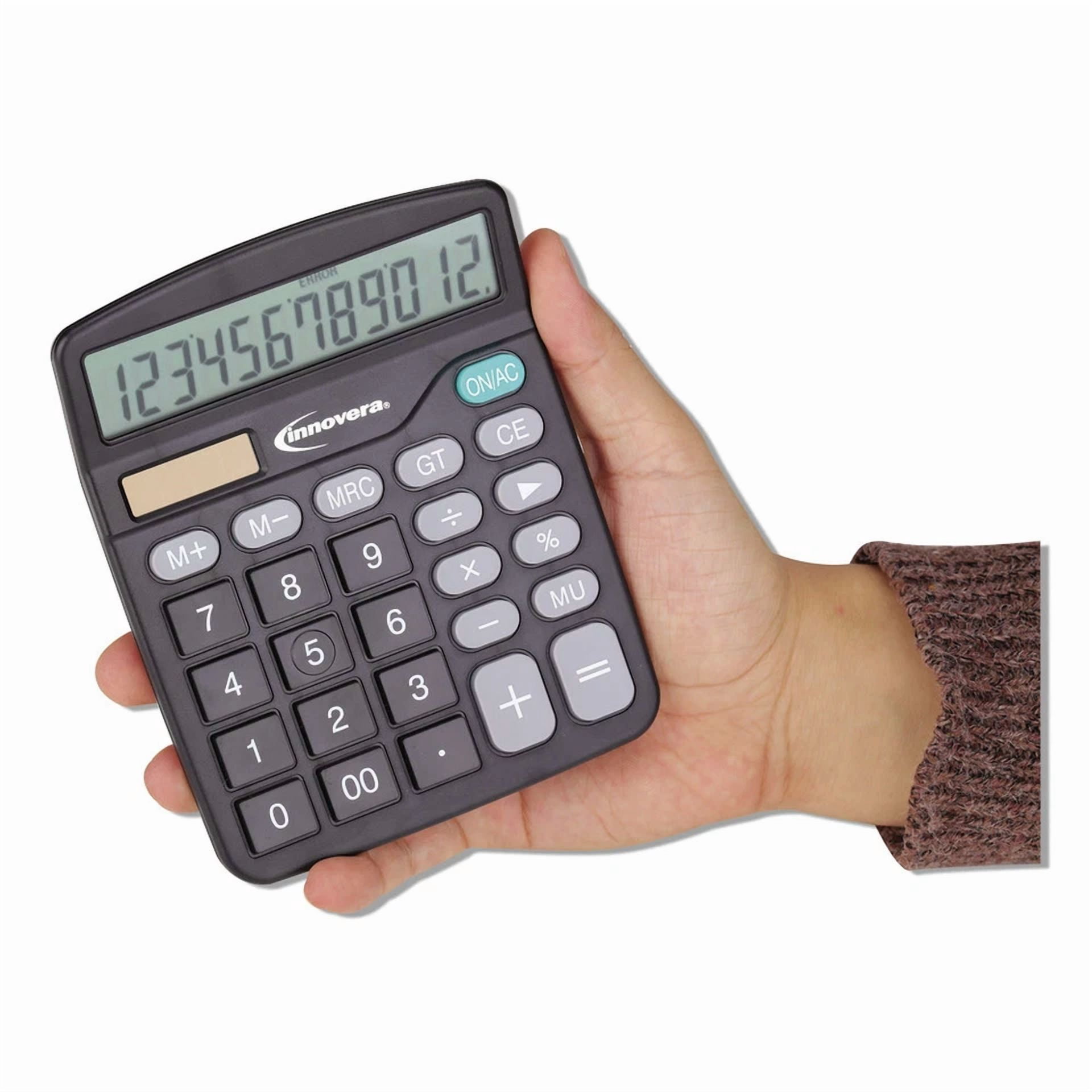CIRCLE- Innovera 15923 12-Digit Lcd Desktop Calculator New