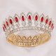 thumbnail image 1 of Zhuge Tiara de boda para novia, diadema de princesa, corona nupcial, joyería para el cabello con diamantes de imitación de cristal, decoración para novia, cumpleaños, graduación, boda (A), 1 of 4