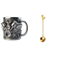 thumbnail image 1 of Taza de tazas de acero inoxidable en motor de automóviles Taza de té de acero inoxidable para amantes de los automóviles (V8) Café, 1 of 7