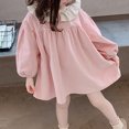 thumbnail image 5 of IROINNID Girls Summer Clothes Long-sleeved Clothing Summer Thin Knitted Dress 4T, 5 of 9