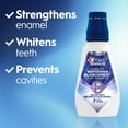 thumbnail image 4 of Crest 3D White Peroxide Mouthwash/Mouth Rinse, Strengthens Enamel, Whitens Teeth, Prevents Cavities, Alcohol Free, Contains Fluoride, Wintermint Flavor, 4 of 20