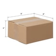 AsterOutdoor 100-Pack 16x12x8 Corrugated Shipping Boxes, 3mm Thickness ...
