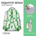 thumbnail image 3 of Green Avocado Students Backpack Fresh Avocado Pattern School Bag with Avocado Lover Design, Durable and Lightweight, 3 of 3