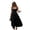 Black, variant on Women's Square Neck A-Line Maxi Dress Sleeveless Elegant Flowy Summer Graduation Dress