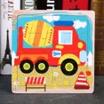 thumbnail image 4 of Bangcool 8 Sets Wooden Puzzle 16-Piece Educational Traffic Animal Jigsaw Puzzles for Kids, 4 of 10