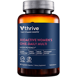 OnceDaily Bioactive Multivitamin for Women  Supports Energy Production  Stress (30 Vegetarian Capsules)