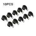 thumbnail image 2 of High Performance 10Pcs Rubber Lined Hose Clamps Made Of Stainless Steel, 2 of 6