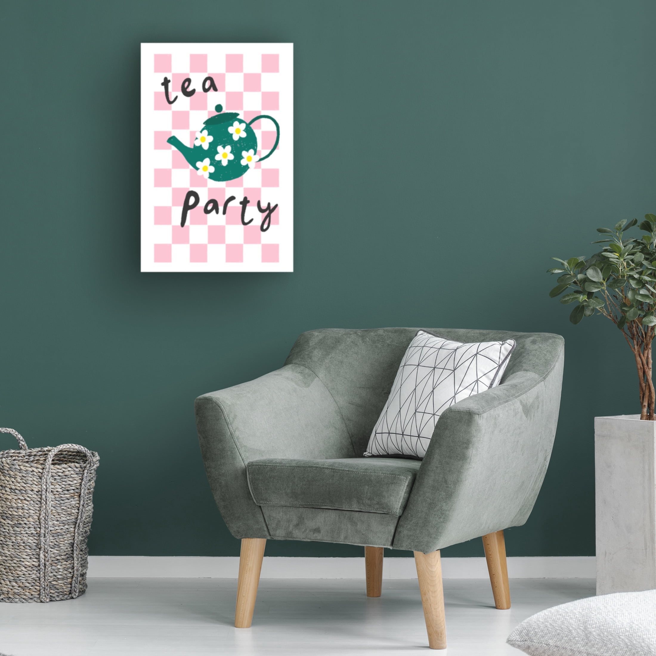 Trademark Fine Art Aislinn Simmonds  Tea Party Canvas Wall Art