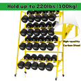 thumbnail image 4 of Ztysn 4 Tier Gold Green Plant Flower Display Stand with 16 White Buckets,Heavy Duty Indoor Outdoor Movable Flower Rack for Florist Store,Home,Terrace Decor, 4 of 8