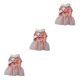 thumbnail image 2 of sweethay Ropa para perros, vestidos para cachorros, traje Tang , disfraces de estilo de Año Nuevo chino, disfraz para perros para Pomerania S, rosa floreciente 3Conjunto, 2 of 6