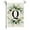 Q, variant on yulier Clearance Monogram Letter Garden Flag Double Sided Outside, House Yard Patio Outdoor Decoration Garden Flags, Family Last Name Initial Floral Welcome Sign, 12x18 Inch